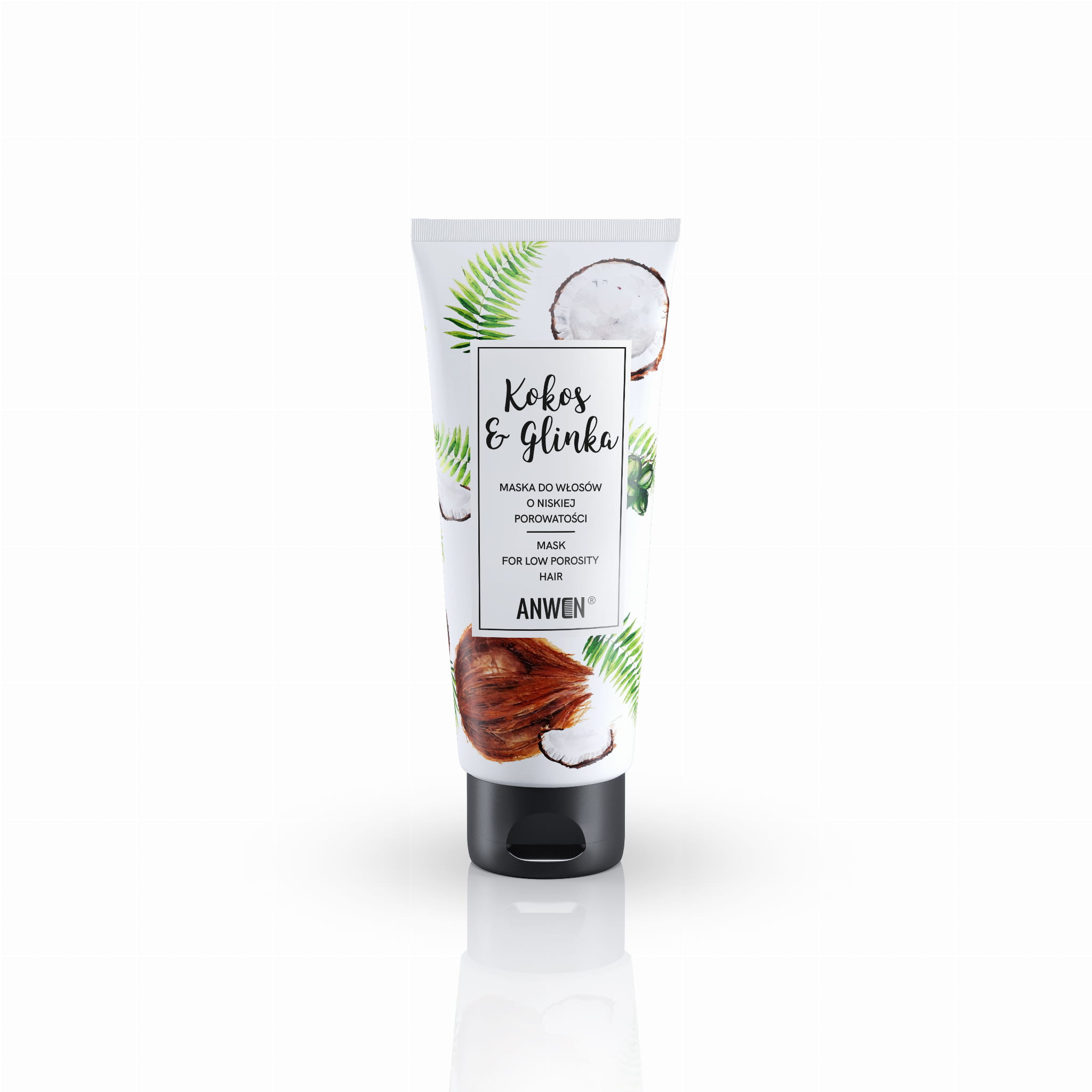 Anwen Maska do włosów Kokos& Glinka- 200ml