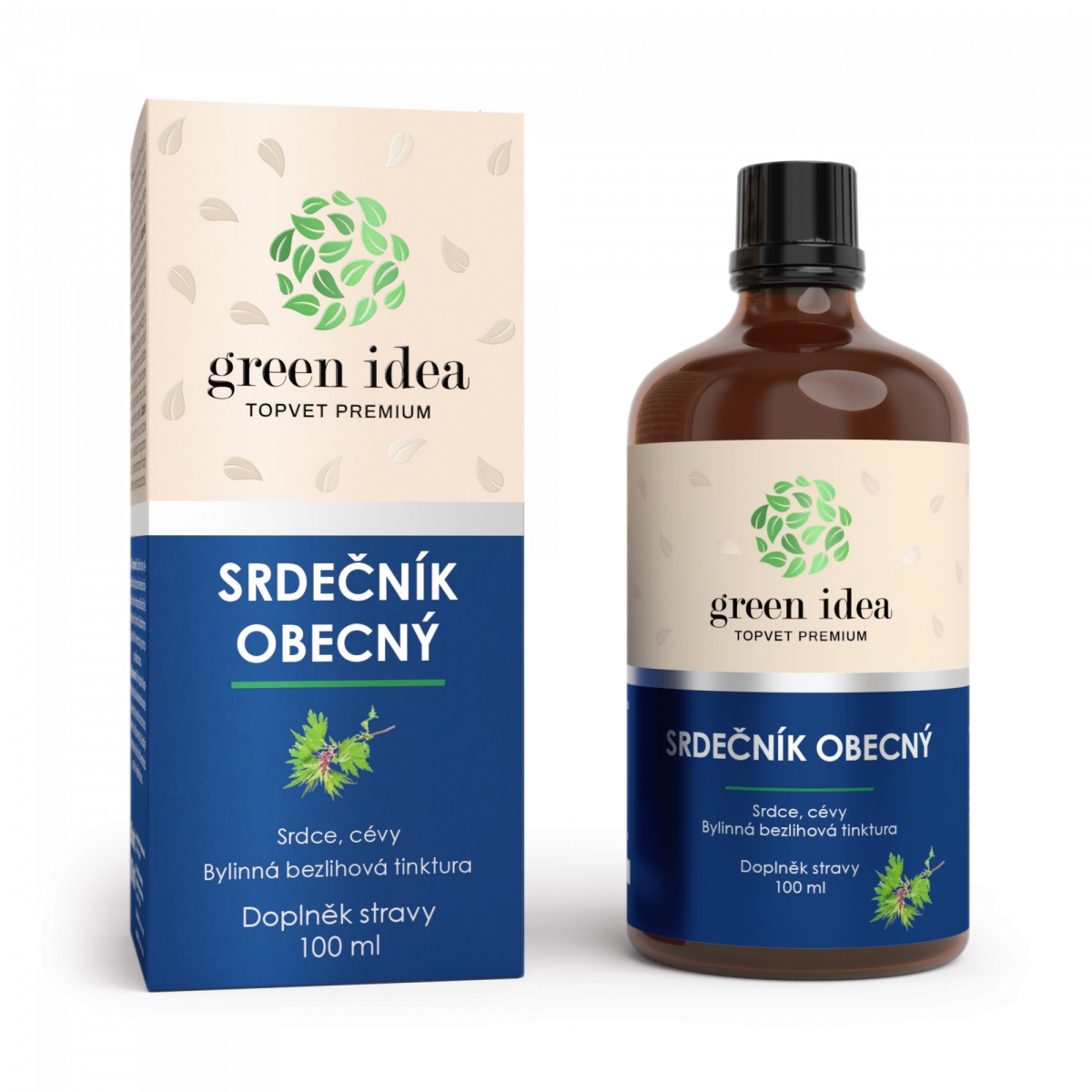 Topvet krople bezalkoholowe serdecznik 100ml