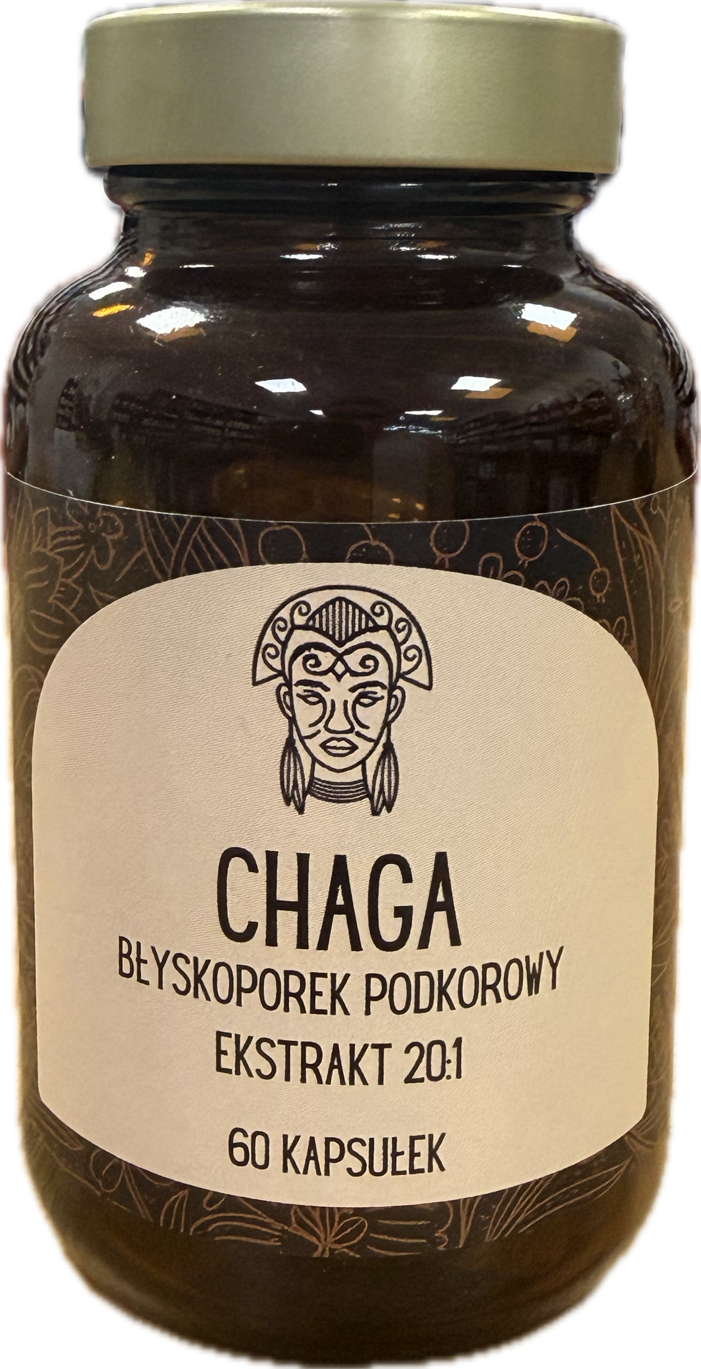 Kapibara Chaga Ekstrakt 20:1 -60 kaps