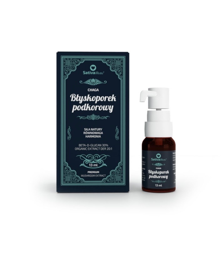 Sativa Life Chaga (Błyskopor podkorowy)- 13ml
