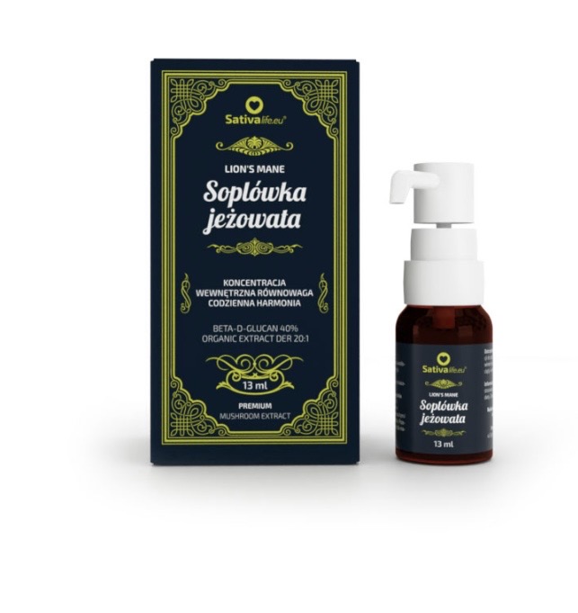 Sativa Life Soplówka jeżowata (Lion’s mane)- 13ml