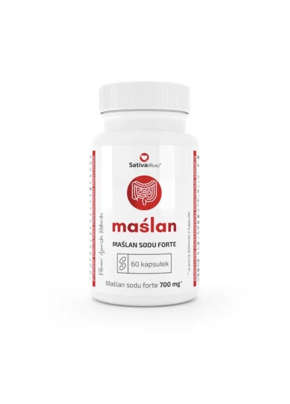 Sativa Life Maślan sodu- 700mg- 60 kaps