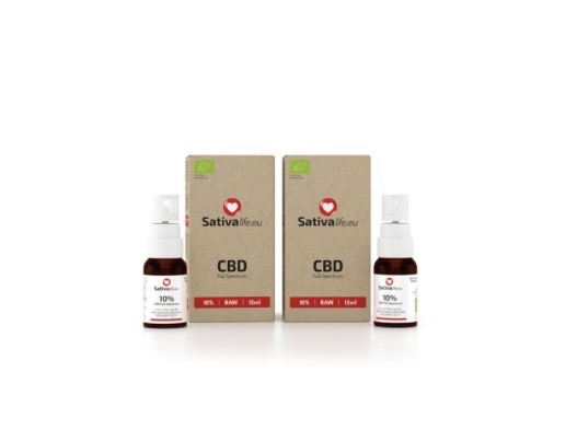 Sativa Life Zestaw duo mini (Olejek CBD 10% 2x)