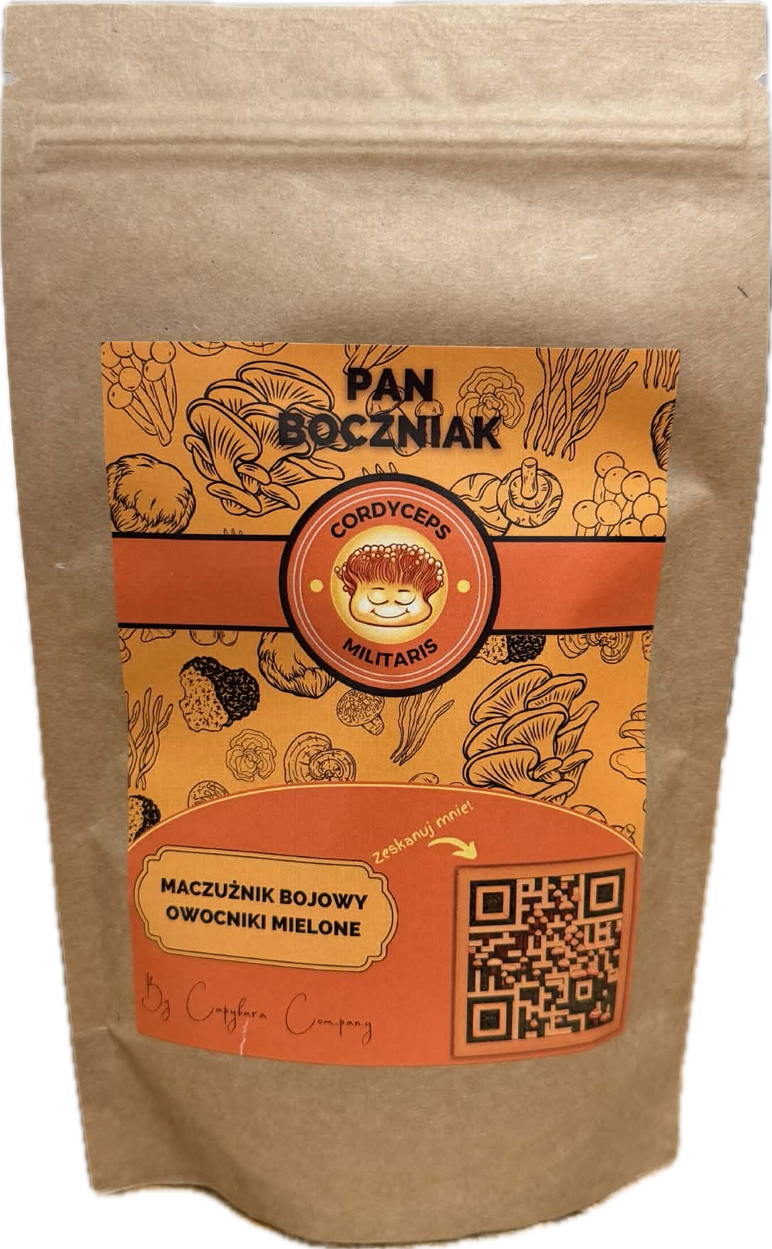 Kapibara Cordyceps militaris suszony-100g