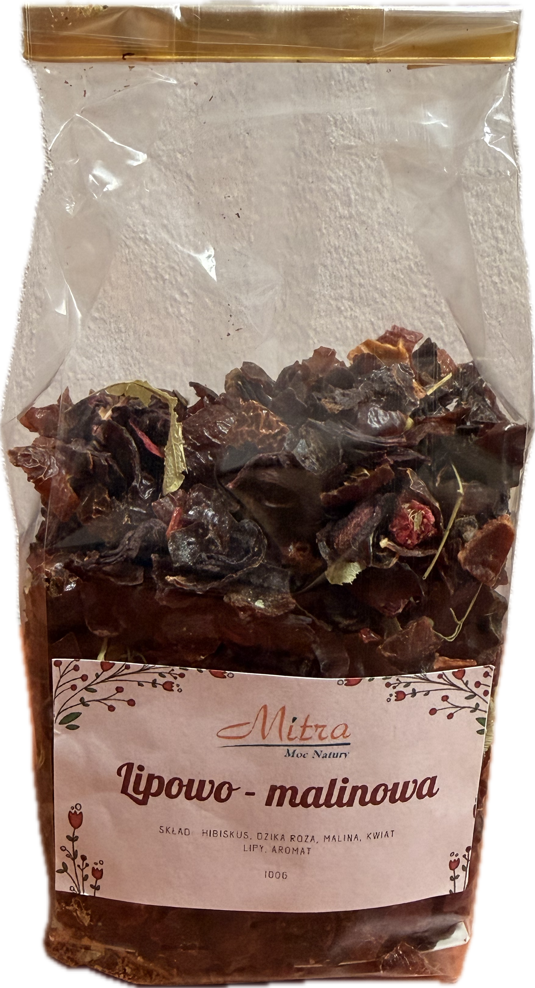 Mitra Herbatka owocowa Lipowo- malinowa- 100g
