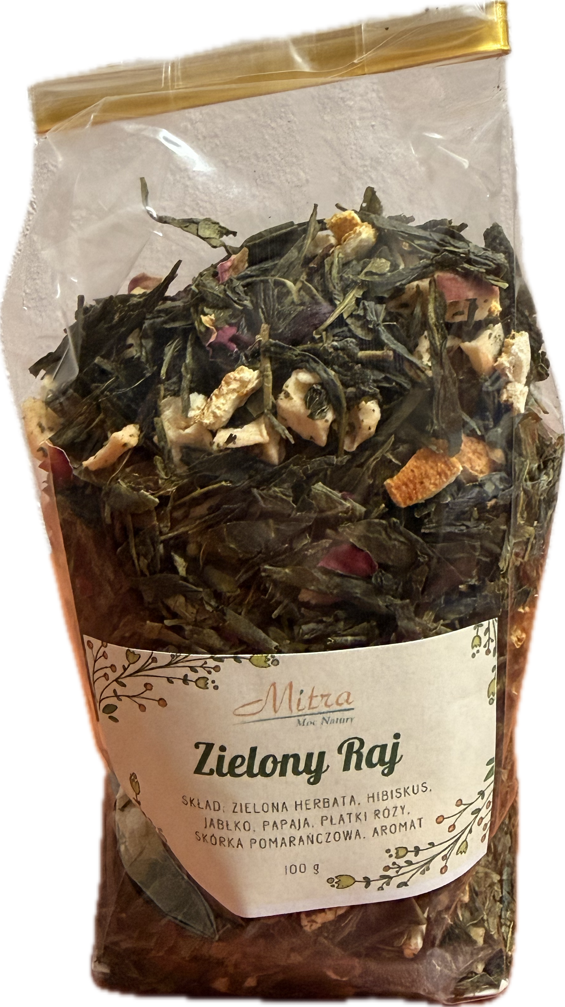 Mitra herbatka owocowa ZIELONY RAJ- 100g