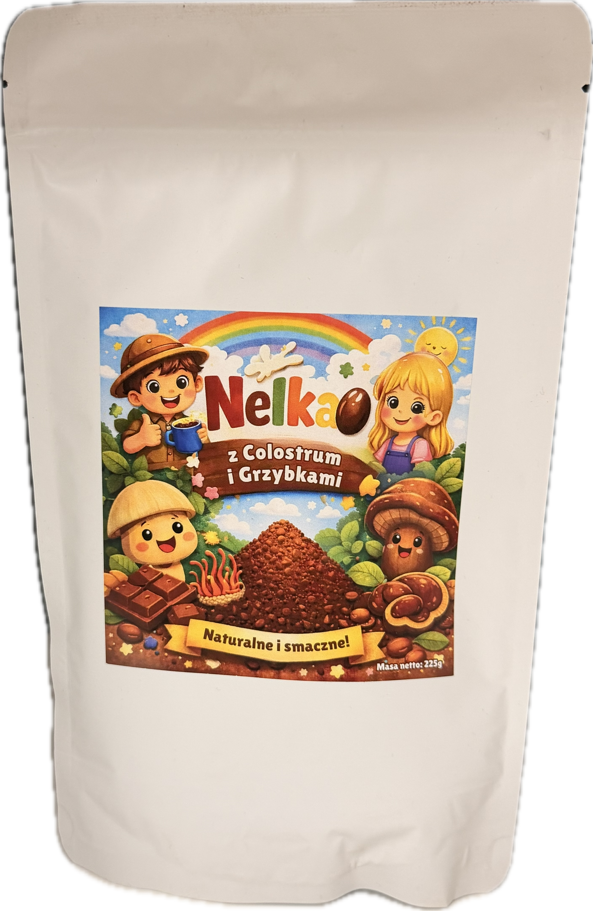 Kapibara Nelkao- kakao z colostrum i grzybkami- 225g