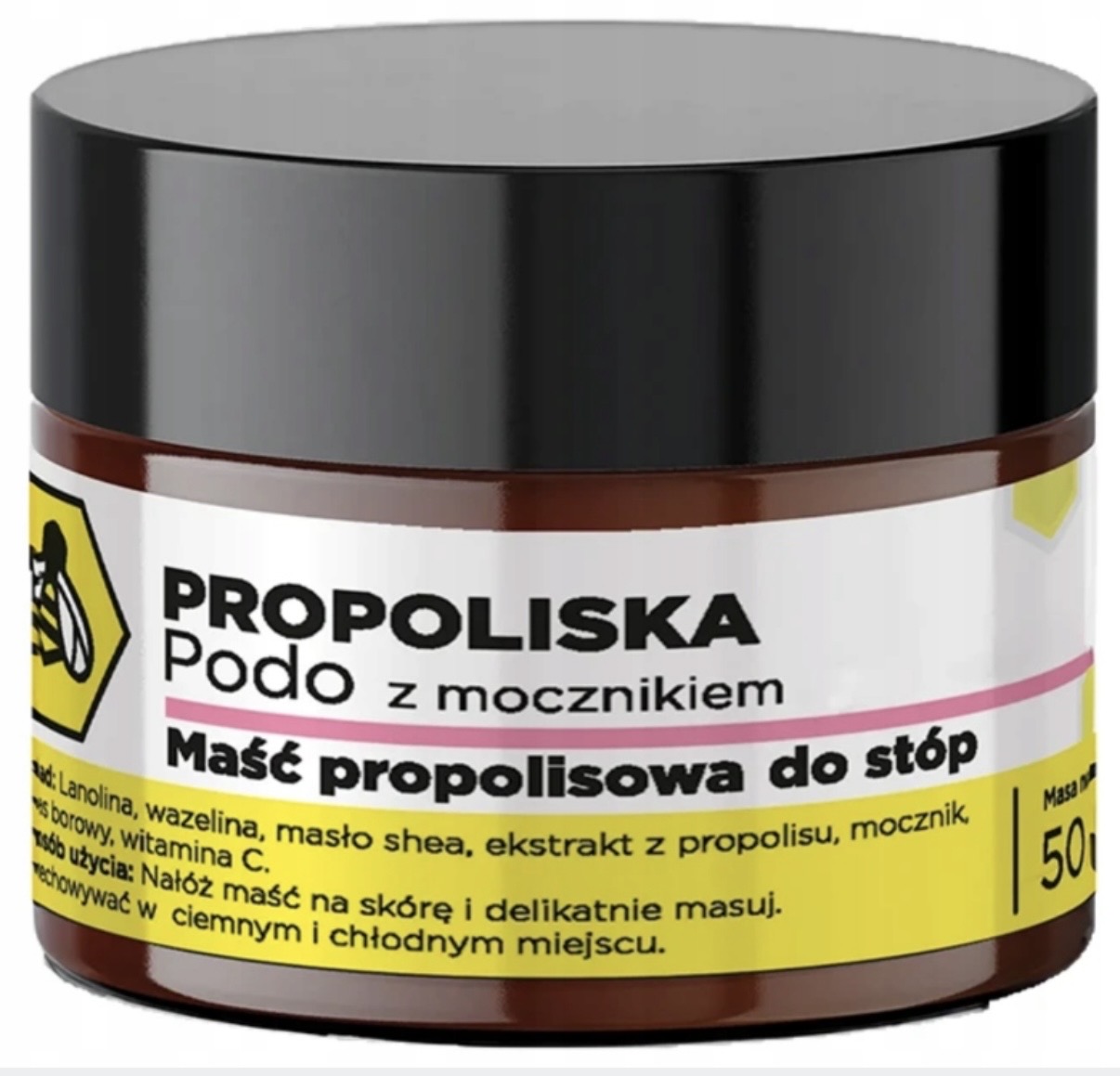 API CBD EFFECT Propoliska maść Podo z mocznikiem do stóp 50g