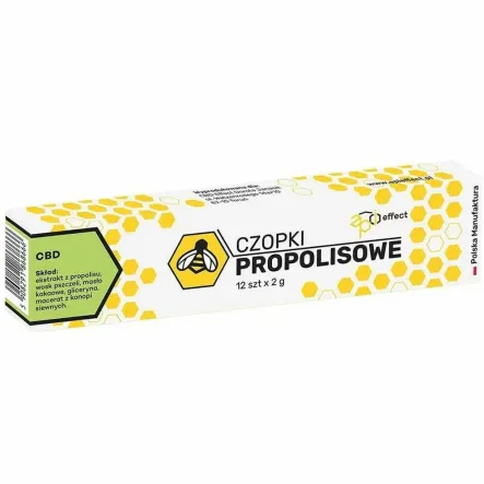 API effect Czopki Propolisowe CBD 12szt x2g