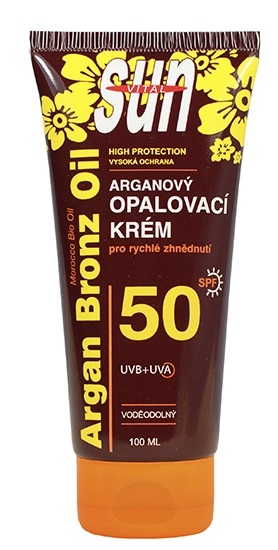 SUN VITAL Krem ochronny do opalania z organicznym olejem arganowym SPF 50- 100ml
