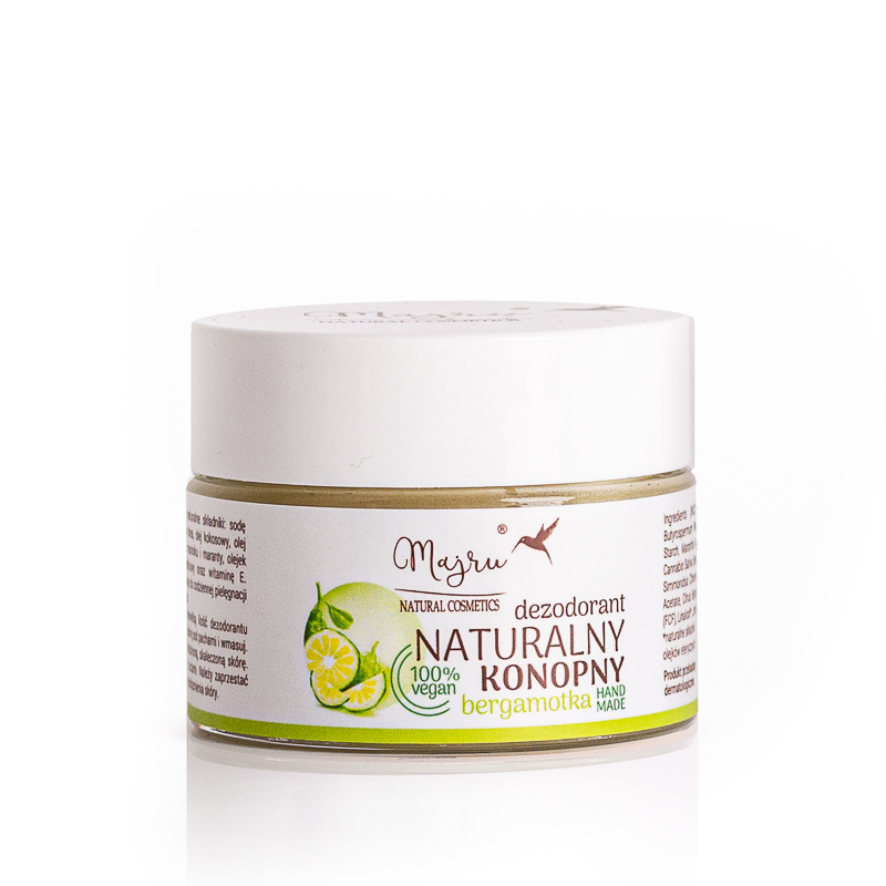 Majru Dezodorant naturalny konopny bergamotka 50 ml