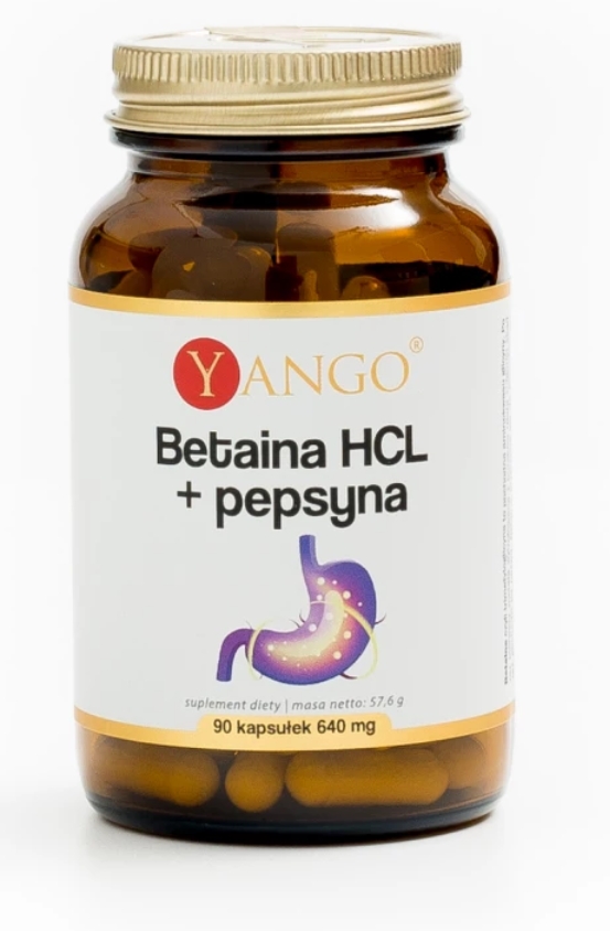 Yango Betaina HCL + Pepsyna- 90 kaps