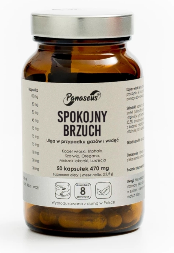 Panaseus- Spokojny brzuch - 50 kaps