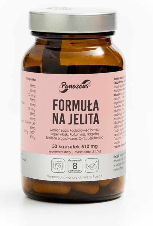 Panaseus - Formuła na Jelita - 50 kaps.