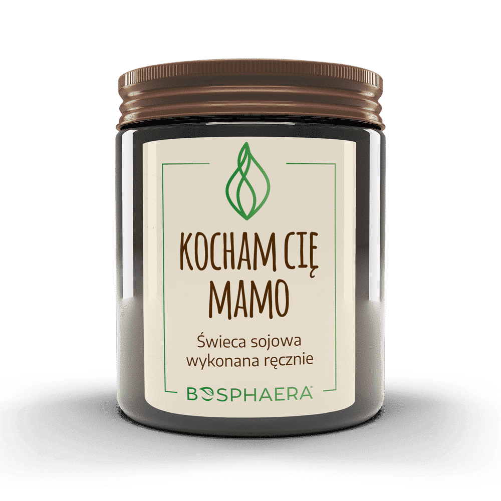 Bosphaera Świeca sojowa Kocham Cię Mamo-  190g