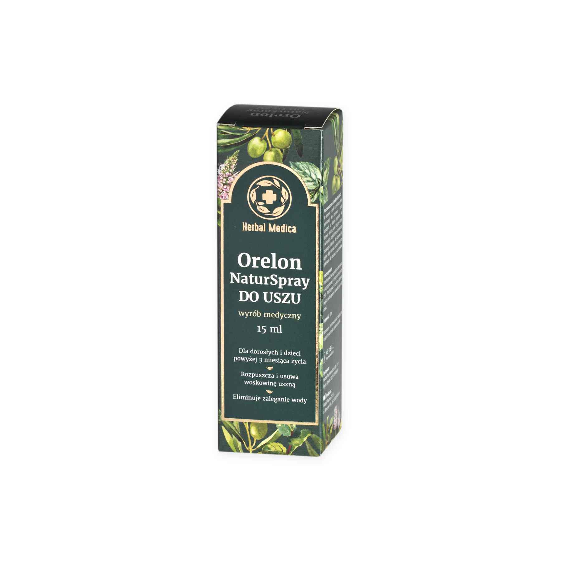 Herbal Pharmaceutical Orelon do uszu NaturSpray - 15ml