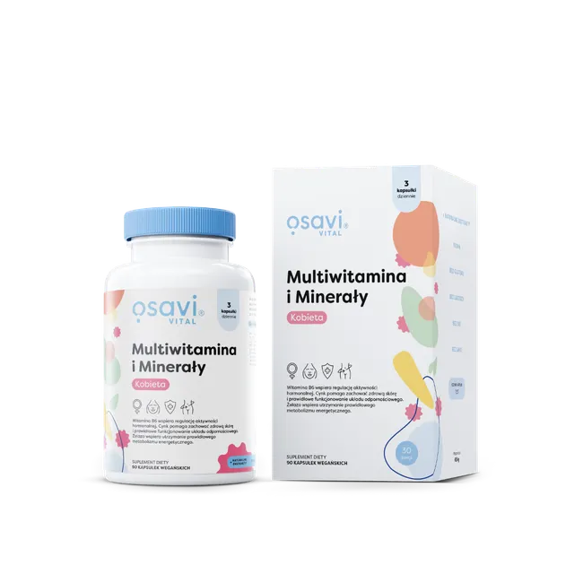Osavi Vital Multiwitamina i Minerały Kobieta - 90 kaps