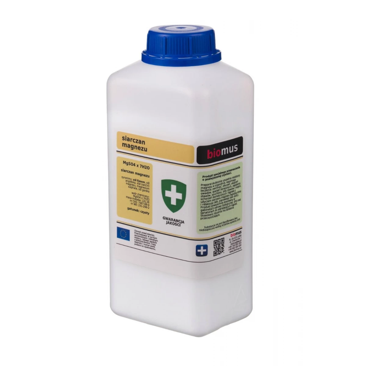 Biomus Siarczan magnezu- Sól Epsom- Czysty 1 kg