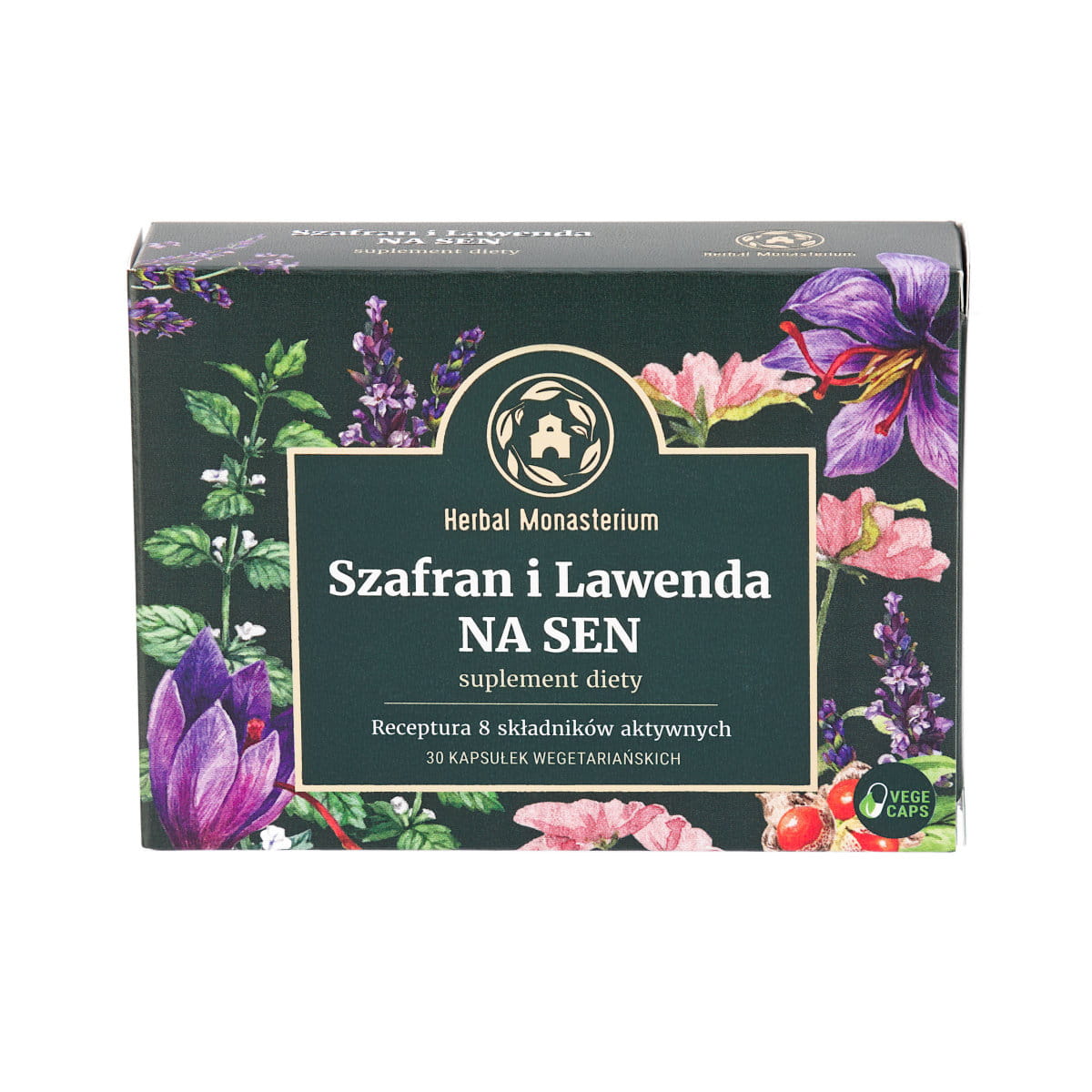 Herbal Pharmaceutical Szafran i lawenda na sen x30